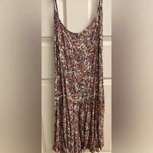 wild fable Floral Sundress in Burgundy Floral Pattern